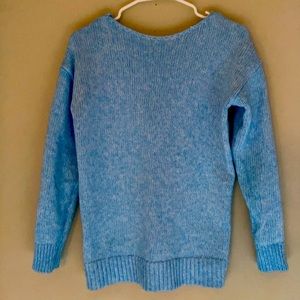 Loft- bright blue sweater- size XS